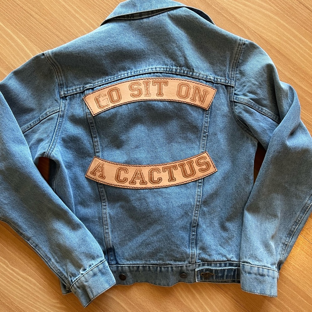 Overstated Denim - Go sit on a cactus jacket